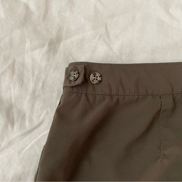 Tilley Women Sz 12 Hiking Cargo Pants Adjustable Waist convertible length green - Picture 9 of 9